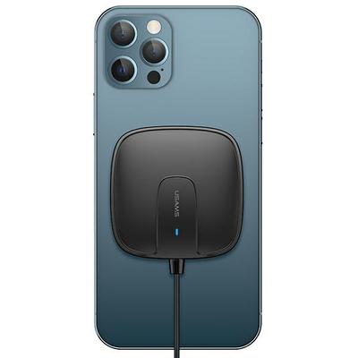 15W Induktionsladegerät USAMS Magnetisch iPhone 12 Schwarz
