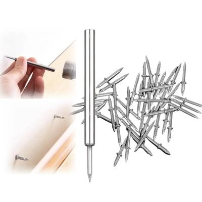 500PCS Carbon Steel Nails For Seamless Baseboard Installation High Strength Single Head Two-way Hardware Non-Marking Nails