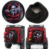 Stylish Skeleton Spare Tire Cover For 1/10 Rc Crawler Wrangler Traxxas Trx-4