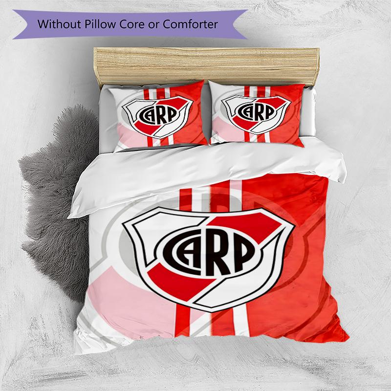 3pcs Football Team (31) Design Cover Set - HD Printed Bedding with 1 Cover and 2 Pillowcases - Perfect for Home and Dorm Decor