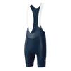 Men's Short Cycling Shorts with Suspenders and Pad, Size XXL - Dark Blue