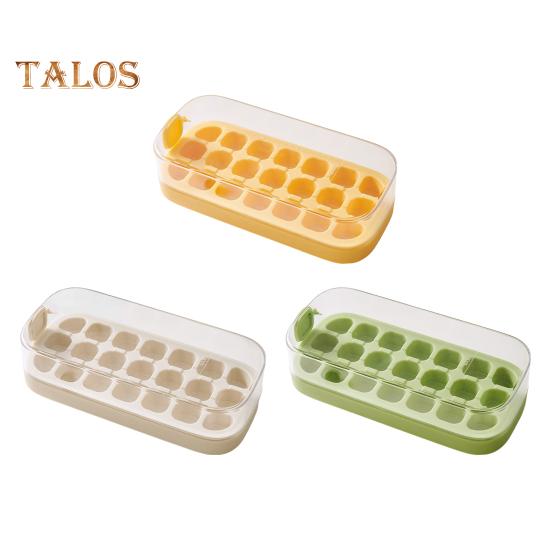 Ice Tray Easy Release Ice Cube Mold for Freezer BPA-Free 21 Cavities Ice Box for Cocktail Tea Coffee
