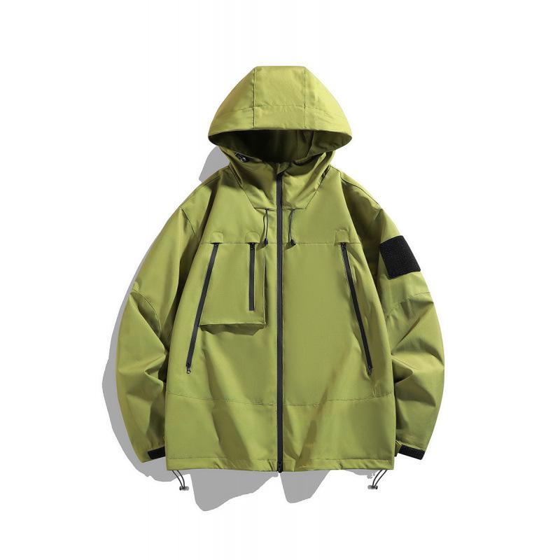 

Spring and Autumn New Jacket Outdoor Waterproof Waterproof Autumn Jacket 3XL лимон
