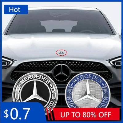 2025 Caldo 1 pz 57 mm Emblema Distintivo Cofano Anteriore Auto Accessori Auto Per Mercedes Benz W204 W205 W212 W213 W221 W177 W246 GLA G