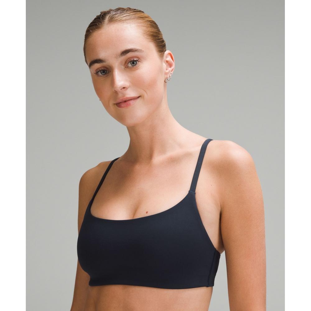 Lululemon Wunder TrAin StrAppy RAcer BrA  Light Support  A B Cup True nAvy