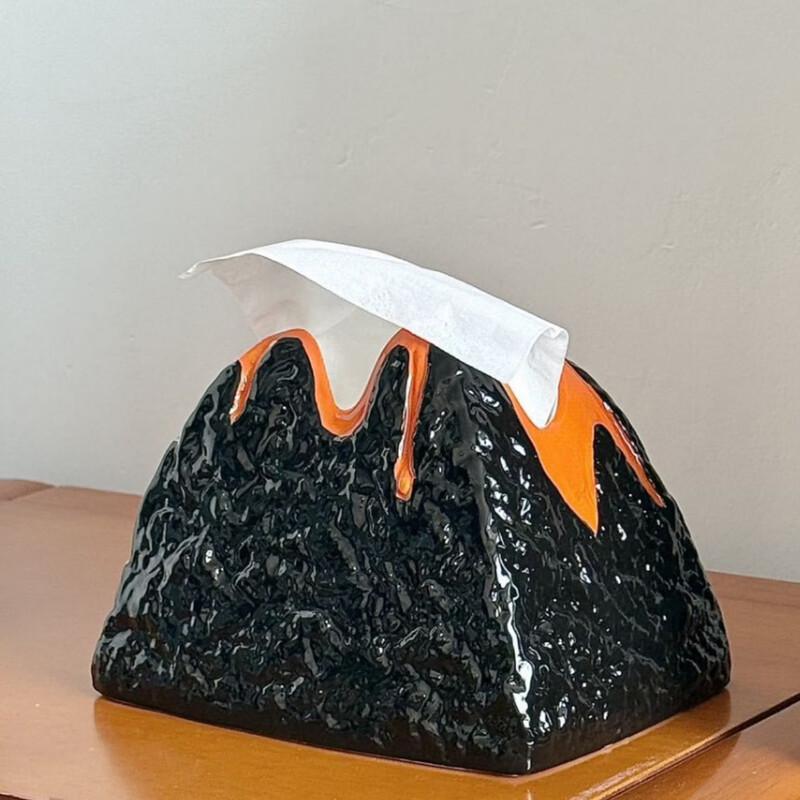 

Beiyou Light Luxury Volcano Ceramic Tissue Box