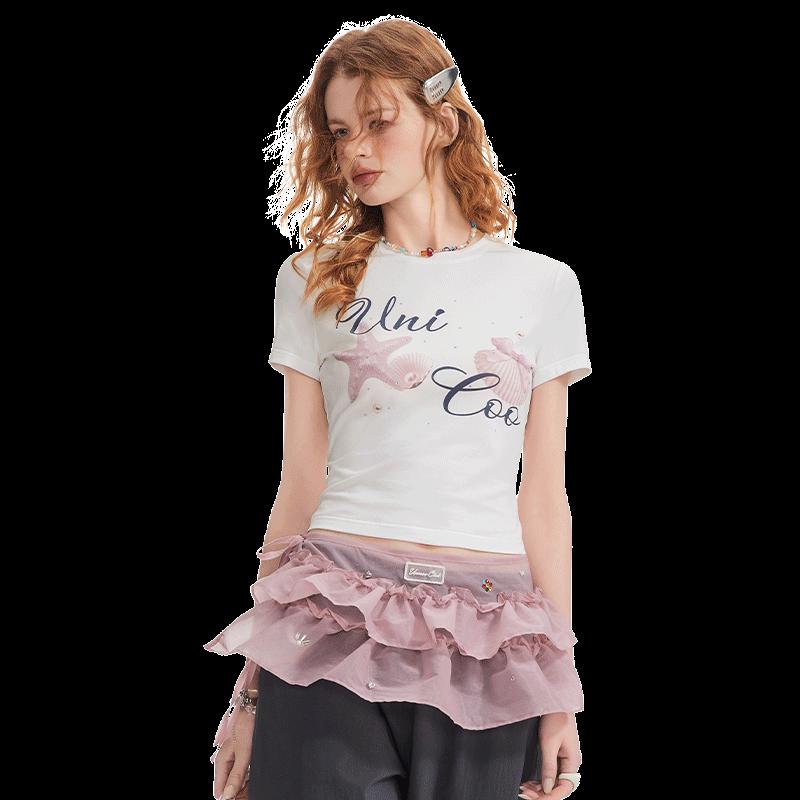 unifree Korean Style Slim Fit Short Sleeve T-Shirt