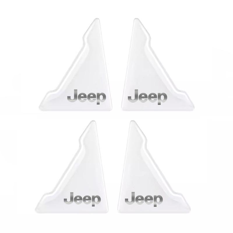 

Cup Holders 4Pcs Car Door Anticollision Stickers Anti Scratch Rubber Pad For Jeep Grand Cherokee Wrangler JK Gladiator Compass R бежевый