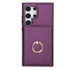 Wallet Case with Card Holder, 360° Rotation Ring Kickstand Magnetic Clasp for Samsung Galaxy S26 S25 S24/23/22/21 Ultra/Note 20