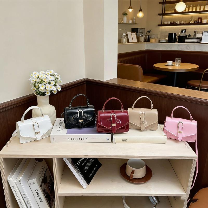Simple Small Bag Women's Bag Spring New Fashion Portable Messenger Bag Highend Versatile Shoulder Small Square Bag