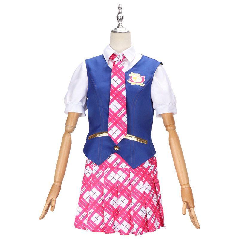 Delanci Cosplay Costume Barbie's Glamorous Princess Academy Same Style Clothes School Uniform Cosplay Role-Playing Women's Clothing