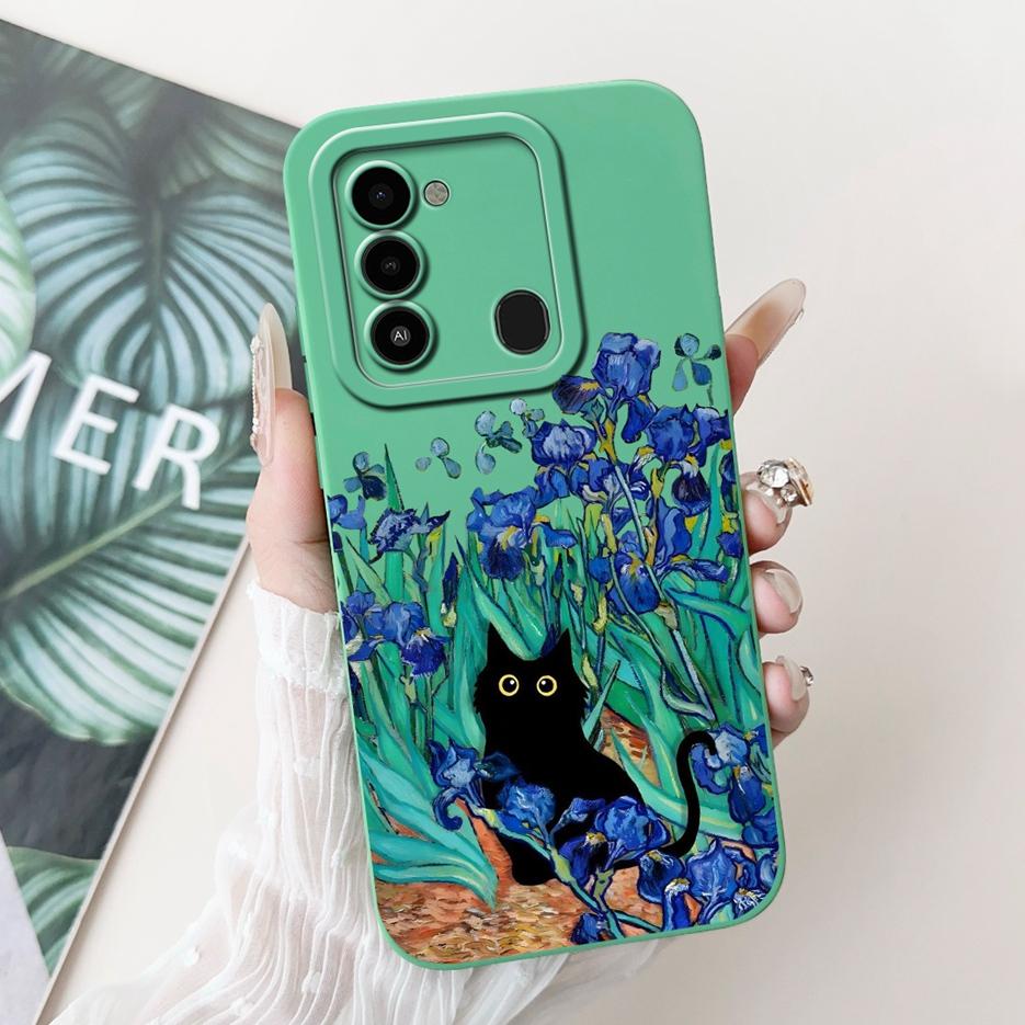 For Tecno Spark 8C Case KG5k KG5j KG5n Luxury Candy Painted Cover Soft TPU Shell For Tecno Spark Go 2022 KG5 Spark8C Phone Cases