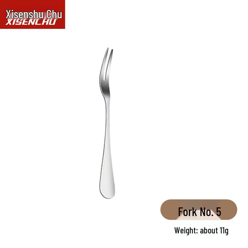 XISENCHU 304 Stainless Steel No. 5 Dining Forks Set