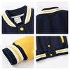 Volunboy Baseball Jacket for Long Baby Jacket with Perfect for School or Kindergarten English Size Kids' Boys, Outerwear, Fall/Winter, Sleeve,