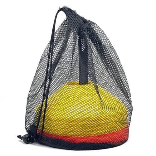 

S-NET Asian Championship Winner Pro Supervised Track and Field Marker Cones Training Cones Soccer Sports 50-Piece Set SN-393-MS Yellow 25 + Orange 25