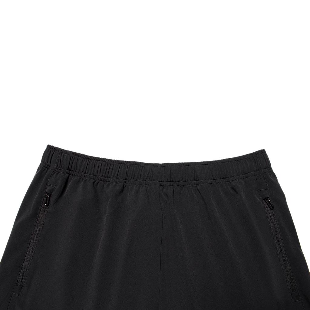 Li-Ning Quick-Drying Breathable Solid Color Mid-Waist Woven Fitness Sports Shorts Men shorts Black AKSU683-6