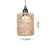 Boho Stil Handgewebte Wohndekor Deckenlampe Gewebter Lampenschirm Rattan Lampenschirm Pendellampe Pendellampe Schirm
