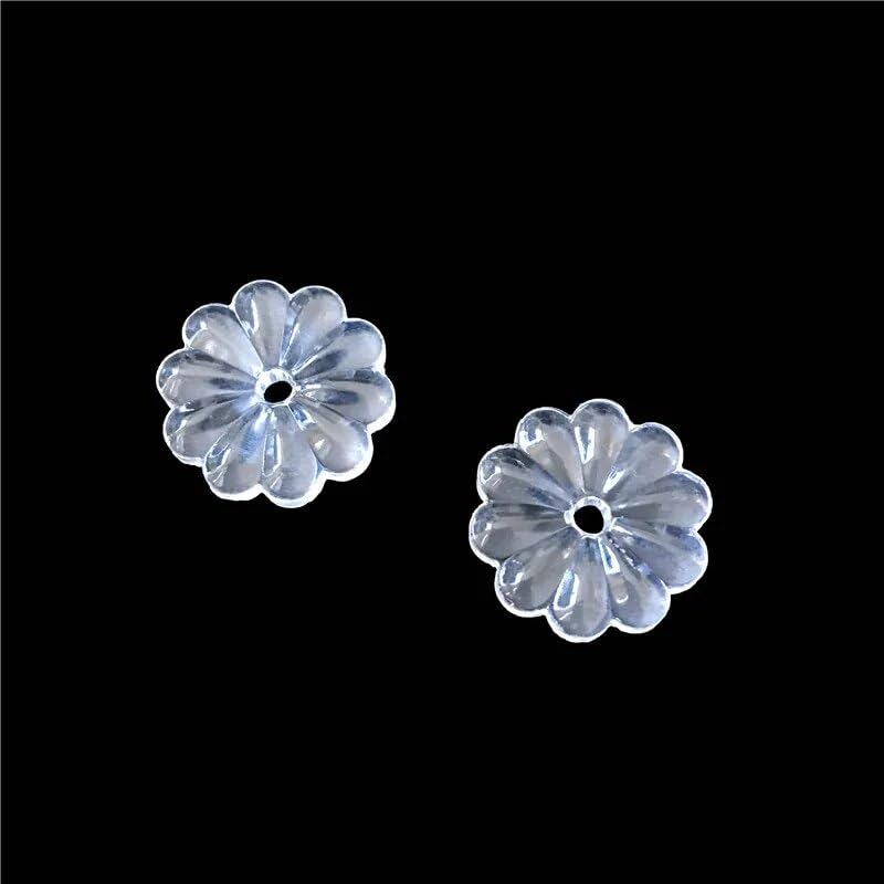 Chandelier Prism Crystal Clear Crystal Rosette Beads, Chrysanthemum Shape, Glass Chandelier Accessories (Color: 20mm, 50pcs)