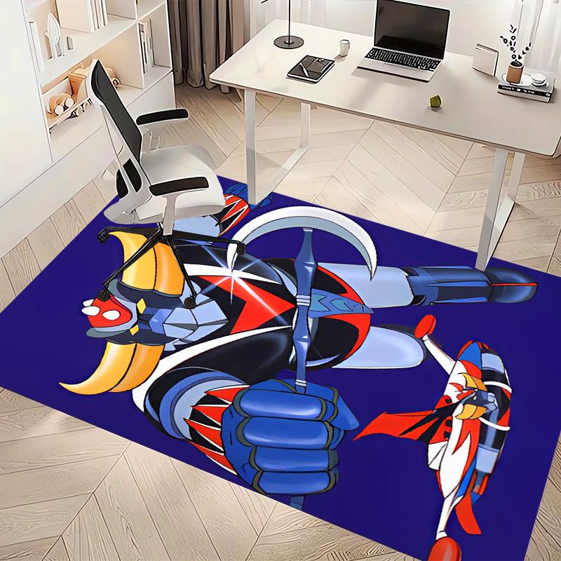 UFO Robo Grendizer2 Printed Absorbent Washable Carpet, Non-Slip Bathroom Mats, Kitchen Rugs, Yoga Mat,Living Room Entrance, Camping Picnic Rugs