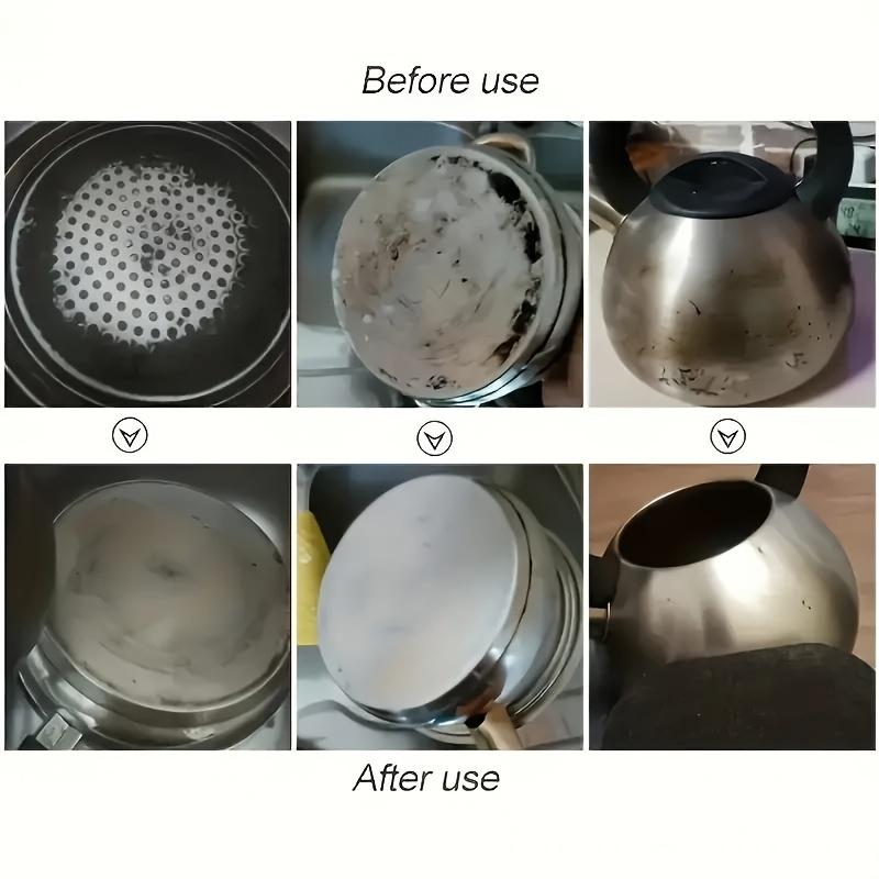 Magischer Schwammbürste mit Griff - Mehrzweck-Reinigungsschwamm, Entfernt schnell hartnäckige Flecken und Rost von Töpfen und Utensilien