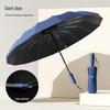 Dual-Use Extra-Large Folding Umbrella: Anti-UV, Rain or Shine, For Two