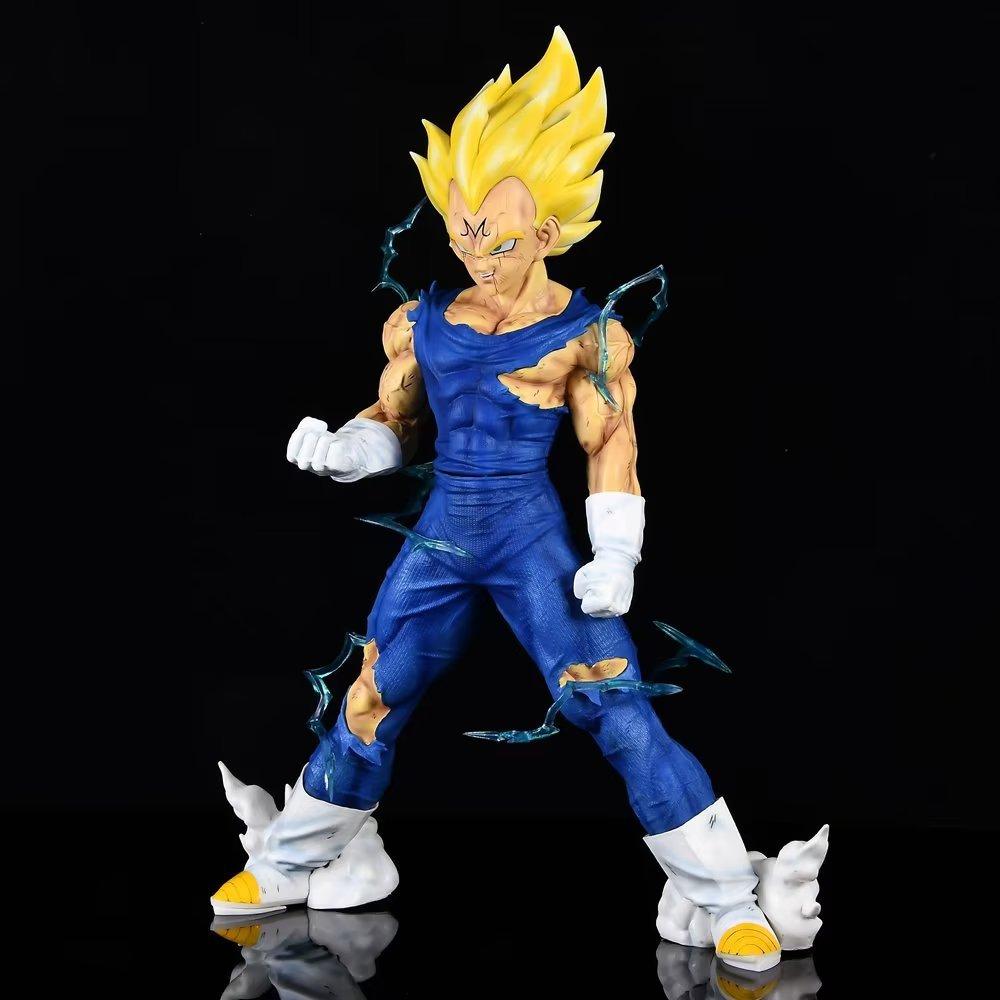 Anime Dragon Ball Z Gk Figure Majin Vegeta Standing Figurine Pvc Action Statue Collection Model Toys Children Birthday Gifts