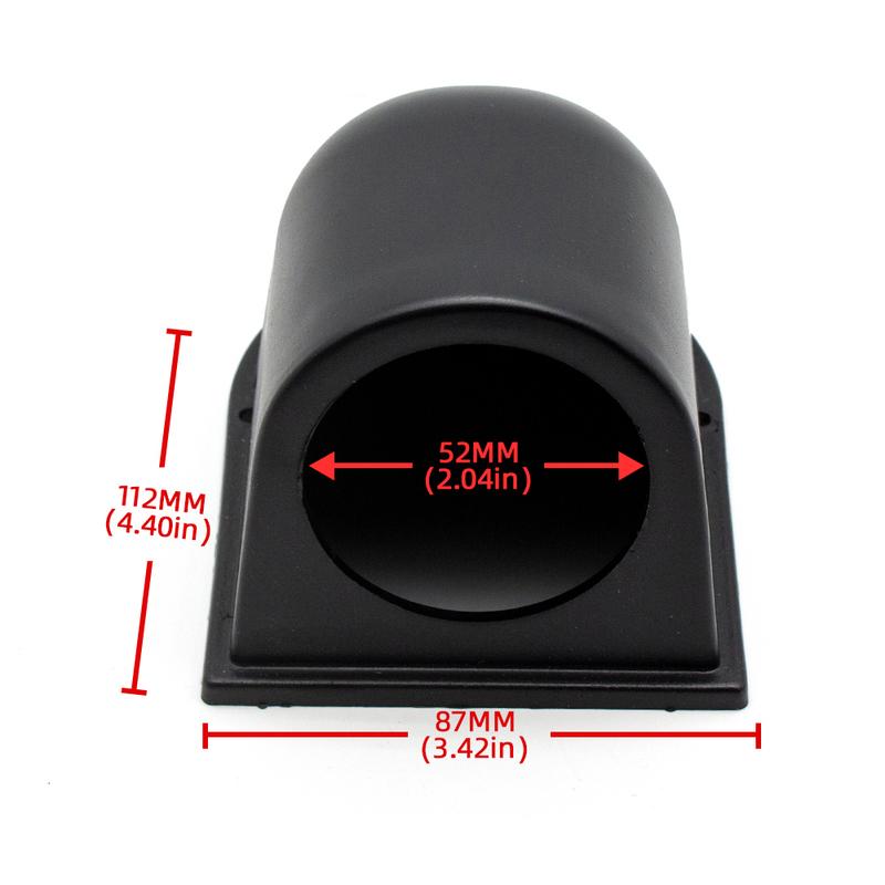 2 Inches 52mm Universal Car Gauge Bracket Black Single Bracket Double Bracket Triple Bracket Car Gauge Pod Car Meter Holder