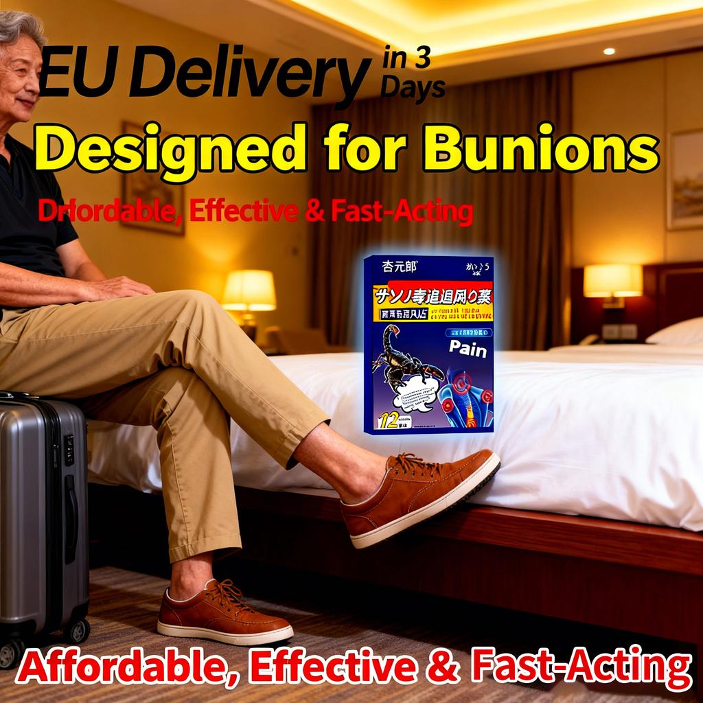 Organic Herbal Blend Bunion Patch - Non-Irritating Foot Bunion Care