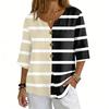 Women's Shirts Dressy Casual T,Shirts 3/4 Sleeve Tunic Tops Basic Tees Pullover Work Blouses