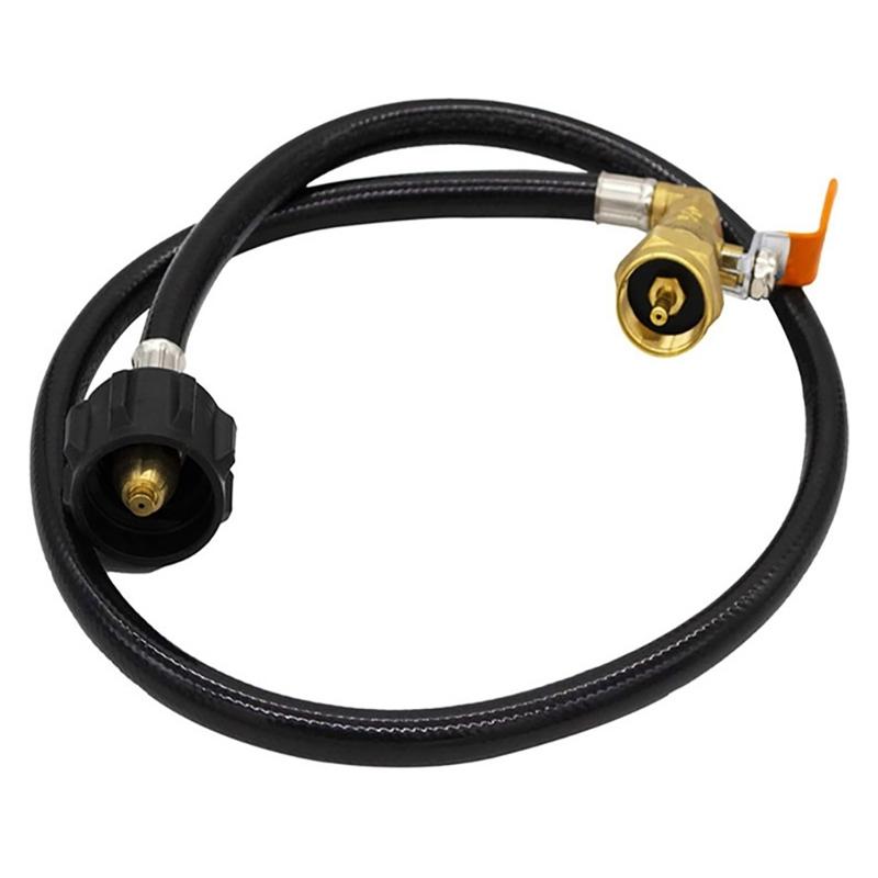 Upgraded Propane Refill Adapter Hose for 1lb Tanks Extension Propane Refill Hose with Control Valves Propane Tanks