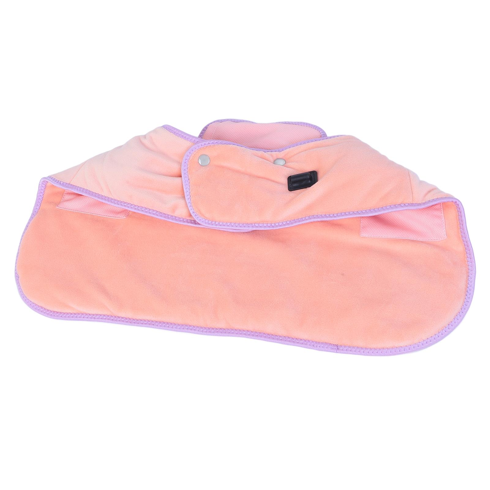 

Электрическая грелка для шеи и плеч, 3 температурных режима, 3 таймера, подогреваемый шейный бандаж для мышц розовый