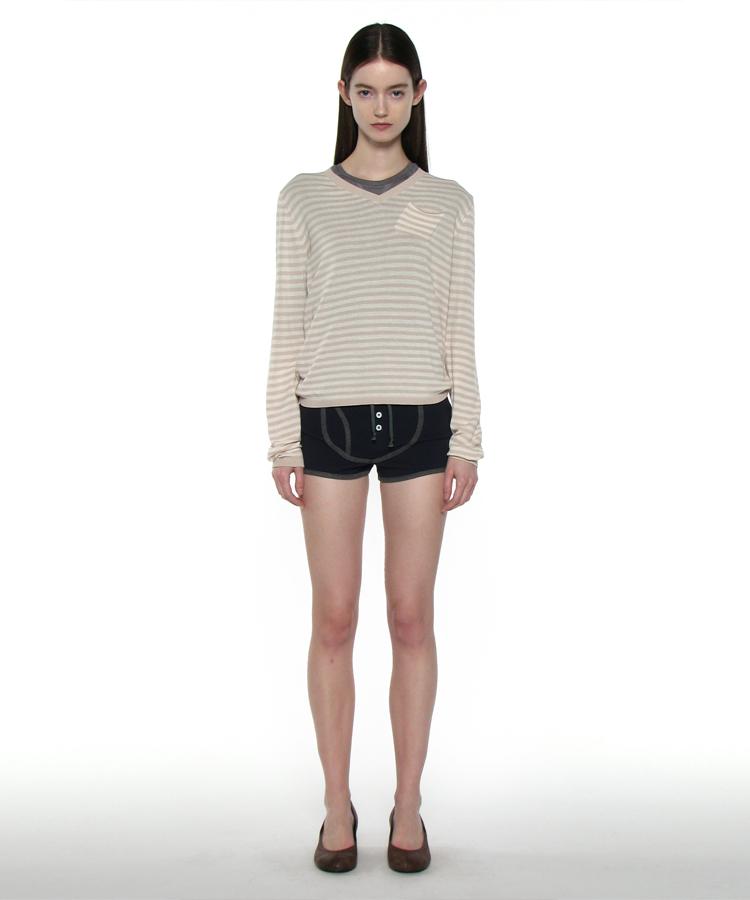 PARTIMENTO WOMEN Pwc Brief Detail Inner Shorts_Navy
