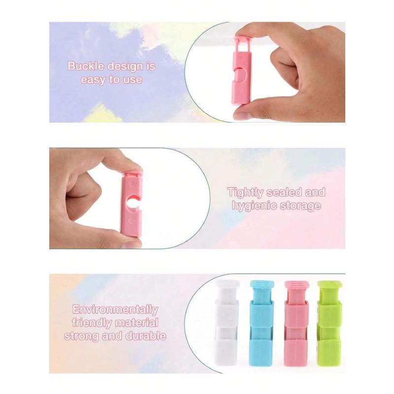 1-9 buc Clips pentru Sigilat Pungi Alimentare, Clipsuri pentru Pungi de Pâine și Gustări, Cleme cu Arc din Plastic, Reutilizabile, Instrumente pentru Depozitarea Alimentelor Proaspete, Gadgeturi Sigilatoare pentru Bucătăria de Acasă