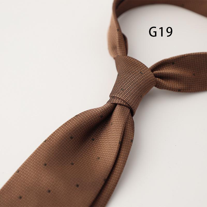 Gentleman British Style 8CM Mens Polka Dot Neck Tie Dark Green Brown Striped Silk Ties Luxury Soft Necktie Wedding Tuxedo Cravat
