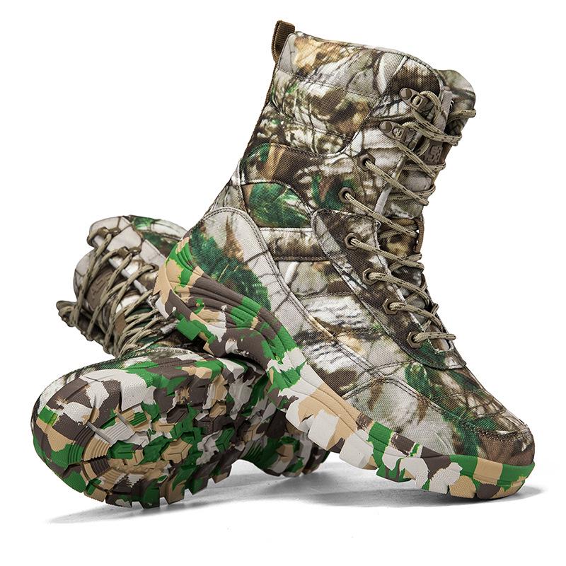 Mid-Top Tactical Outdoor Mountaineering Boots - Large Size 2025 Edition.