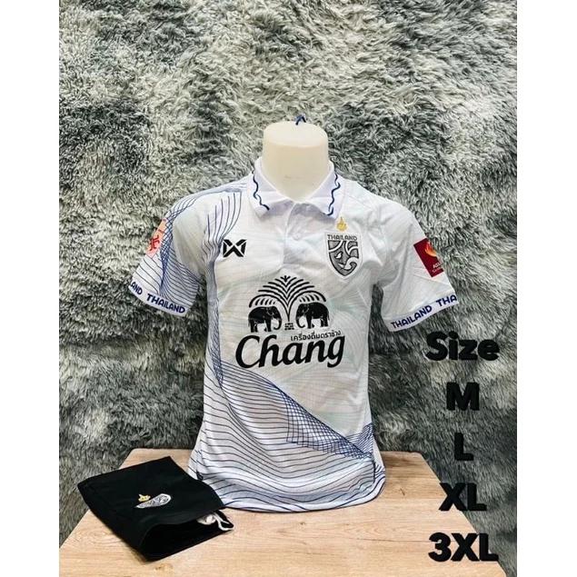 THAILAND Nationalfußball Vintage Polohemd Unisex Herren Damen Sport Trainingstrikot CHEER Druck Schnelltrocknend Kurzarm Uniform Elefant Bier