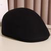 Forward Hat for Women In Autumn and Winter Woolen Big Head Circumference Showing Face Small Korean Version New Casual Versatile Fashionable Hat