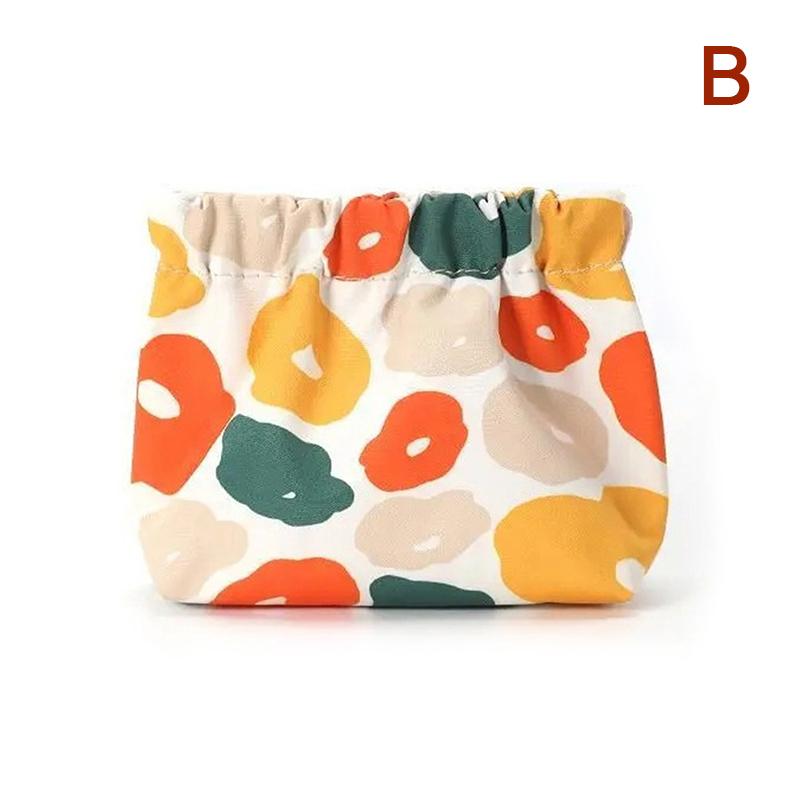 Cosmetics Coin Wire Holder Pouch Bag Portable Earphone Cards Lipsticks Storage Bag Auto Close Organizer Travel Jewelry Bag