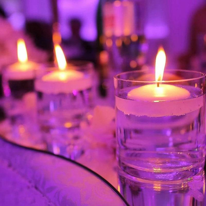 1pcs Clear Cylinder Glass Candle Holder   Floating Candles Round Vases  Wedding Living Room Decorative Party Supply LZT002