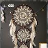3 Rings Meter Circle Large Bohemian Boho Style Natural Feather Material Dream Catcher Wall Hanging Decor DIY Room Decor