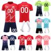Ensemble de Maillots de Football Personnalisable pour Jeunes et Adultes Vêtements de Sport Respirants à Séchage Rapide avec Personnalisation & Numéro