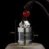 Cremation Urn Necklace Cylinder Keepsake Jewelry Locket for Women Men