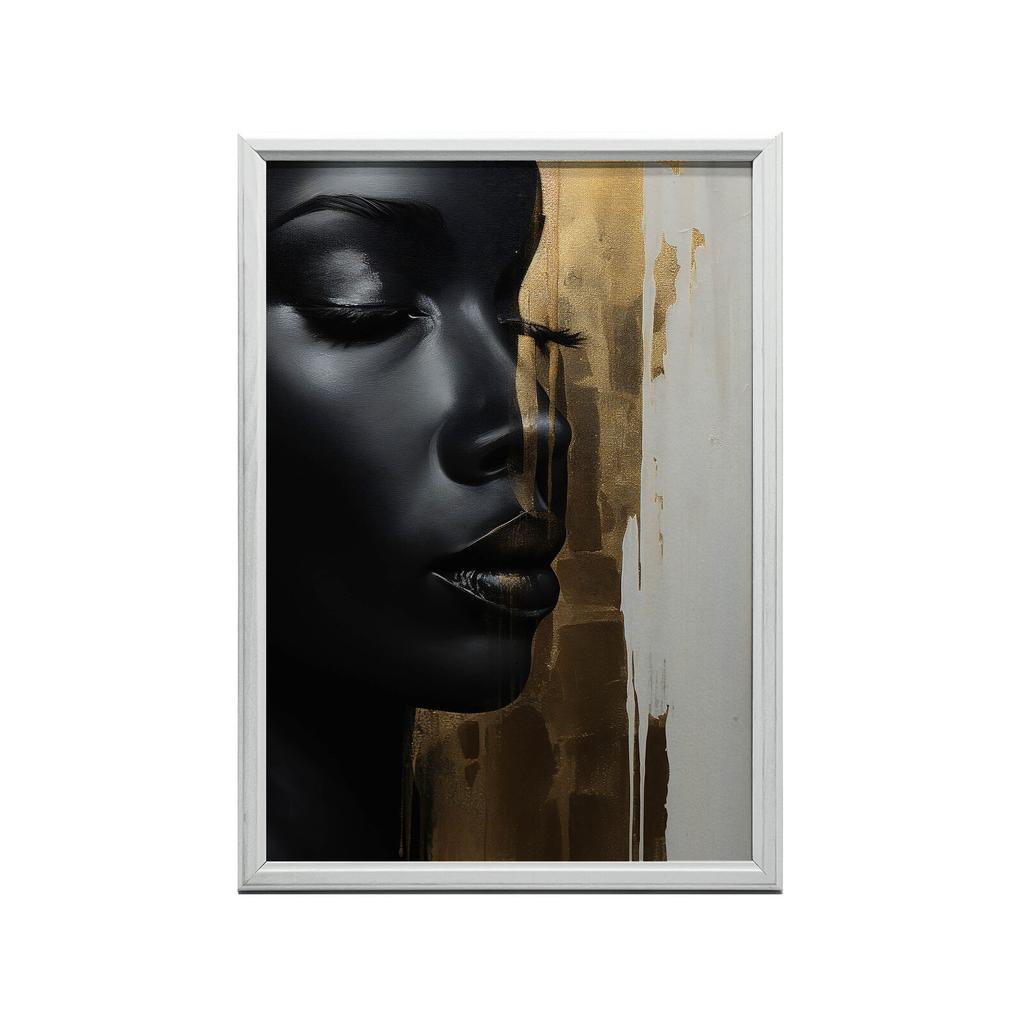 Złota Siła Złota Siła, 70X100 Cm, Rama Aluminiowa Złota, Papier Matowy 230 Gsm