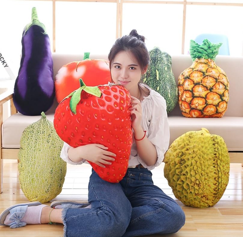 [dokidoki] Strawberry Fruit Cushion Body Pillow Fruit Plush Toy Fun Item Event Party Favors Berry Gift Cute Moe Instagram Ichigo Strawberry