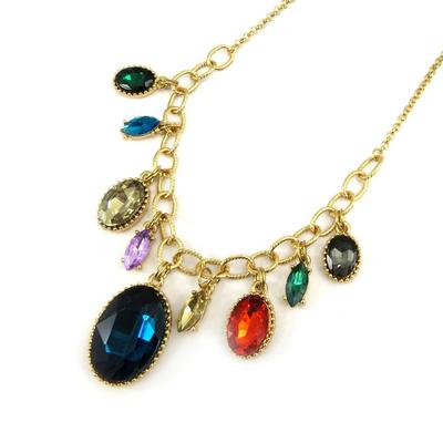 [L5632] - Designer Necklace 'Sissi' Tutti Frutti