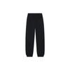 Li Ning Knitted Sweatpants Men's Black Moderate Cuffed Pants AKLSG33-2