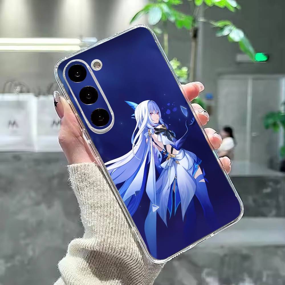 G-Genshin Impact S-Skirk Phone Case For Samsung Galaxy A91,80,73,72 ,71,53,52,32 ,31,22,21s,20,Transparent Case