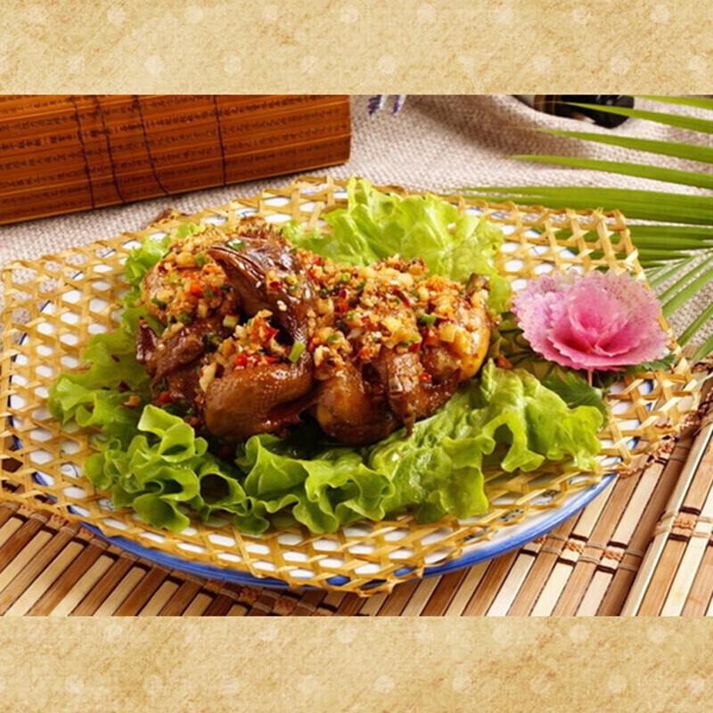 JingJingRS Hand-Woven Hexagonal Bamboo Steaming Mat