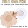 10 Pcs Chest Stickers Disposable Chest Stickers Petals Comfortable Invisible Satin Self-adhesive Chest Stickers ZH