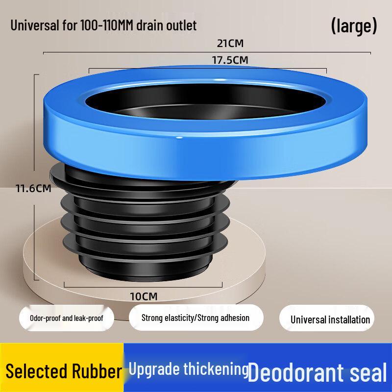 Toilet Offset Flange with Anti-Odor Seal (2-Pack)